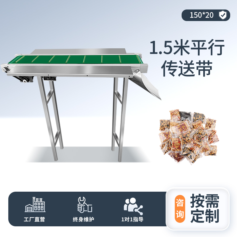 1.5米平行傳送帶